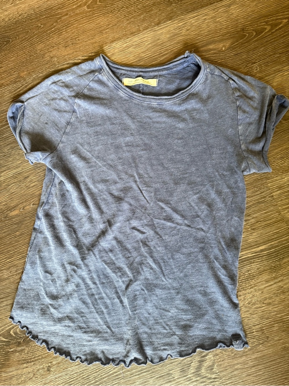 We The Free Heather Blue Short Sleeve Tee